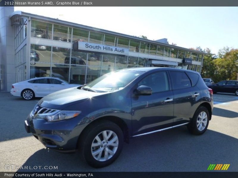 Graphite Blue / Black 2012 Nissan Murano S AWD