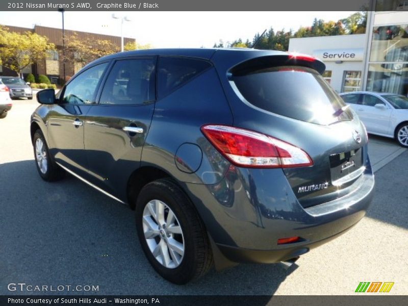 Graphite Blue / Black 2012 Nissan Murano S AWD