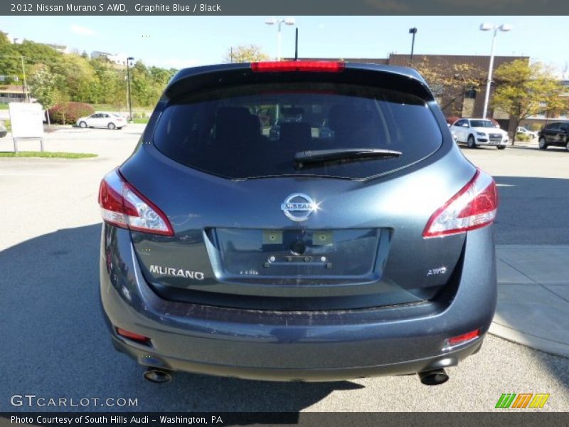 Graphite Blue / Black 2012 Nissan Murano S AWD