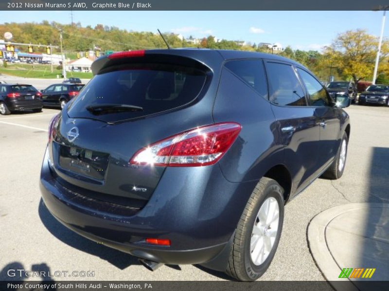 Graphite Blue / Black 2012 Nissan Murano S AWD