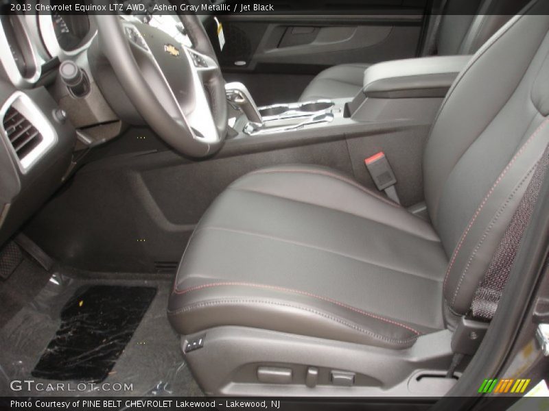 Ashen Gray Metallic / Jet Black 2013 Chevrolet Equinox LTZ AWD