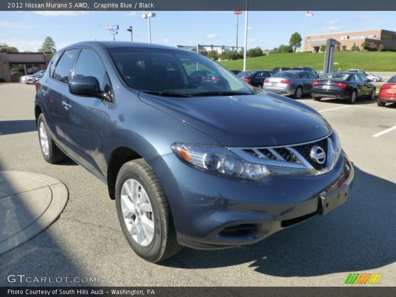 Graphite Blue / Black 2012 Nissan Murano S AWD
