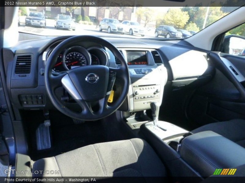 Graphite Blue / Black 2012 Nissan Murano S AWD