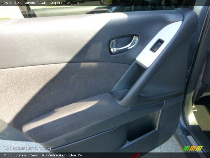 Graphite Blue / Black 2012 Nissan Murano S AWD