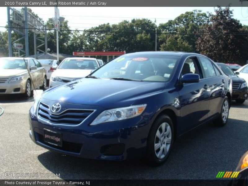 Blue Ribbon Metallic / Ash Gray 2010 Toyota Camry LE