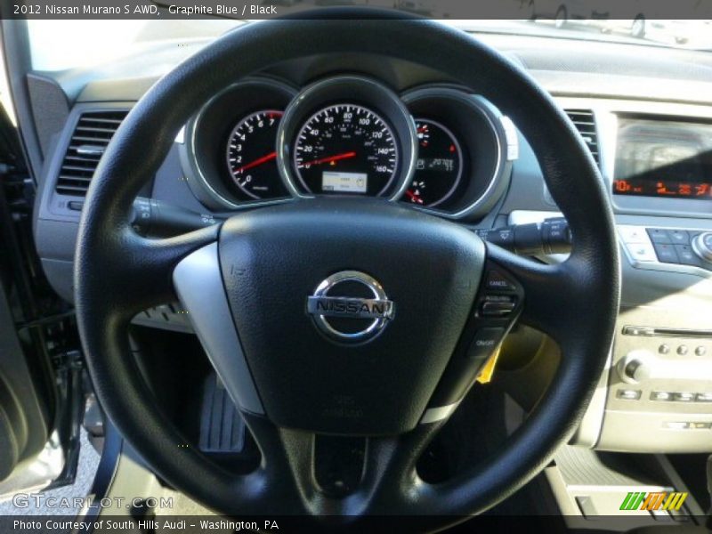Graphite Blue / Black 2012 Nissan Murano S AWD