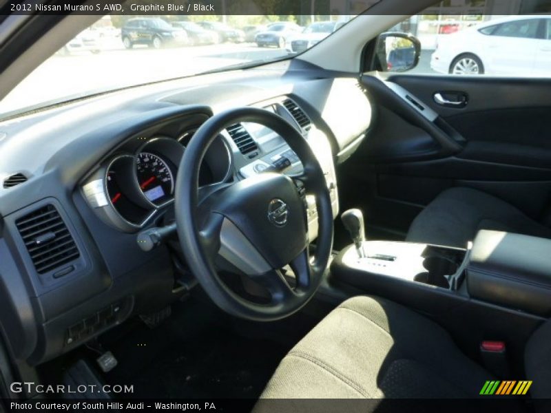 Graphite Blue / Black 2012 Nissan Murano S AWD