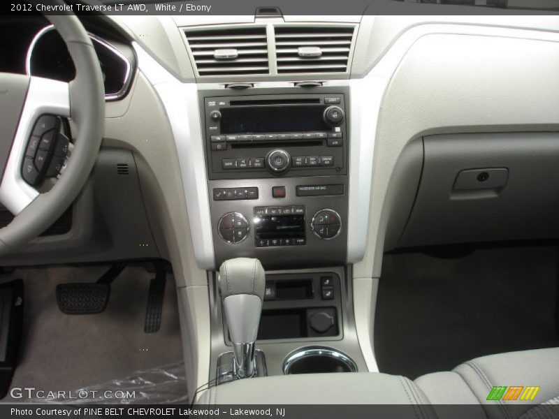 White / Ebony 2012 Chevrolet Traverse LT AWD