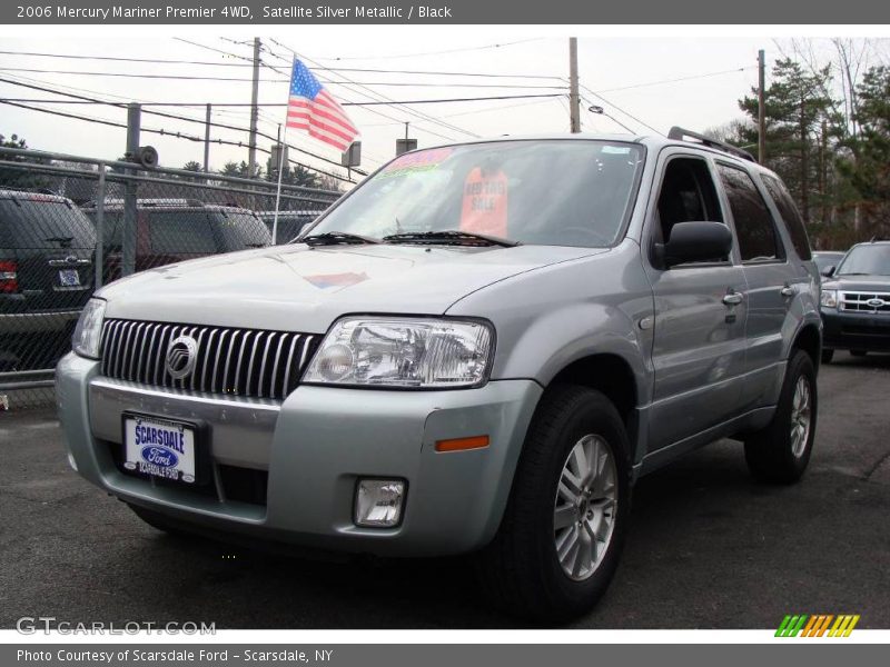 Satellite Silver Metallic / Black 2006 Mercury Mariner Premier 4WD