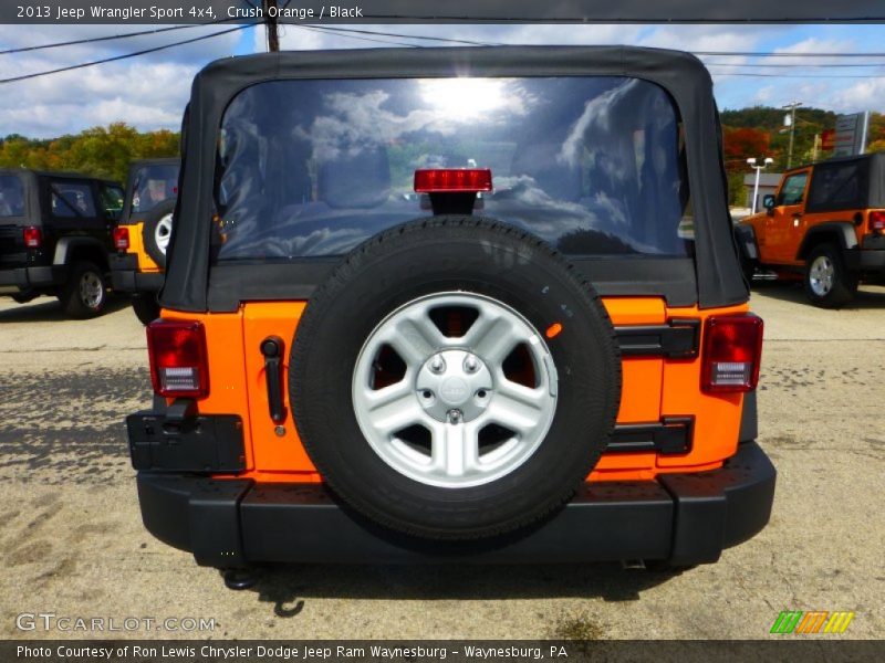 Crush Orange / Black 2013 Jeep Wrangler Sport 4x4