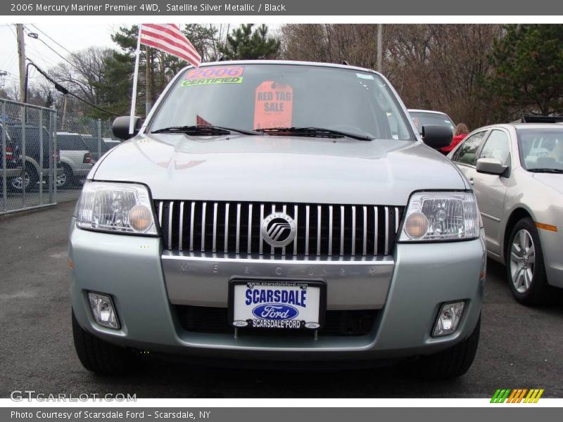 Satellite Silver Metallic / Black 2006 Mercury Mariner Premier 4WD