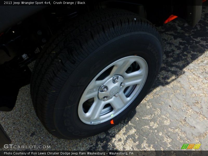 Crush Orange / Black 2013 Jeep Wrangler Sport 4x4