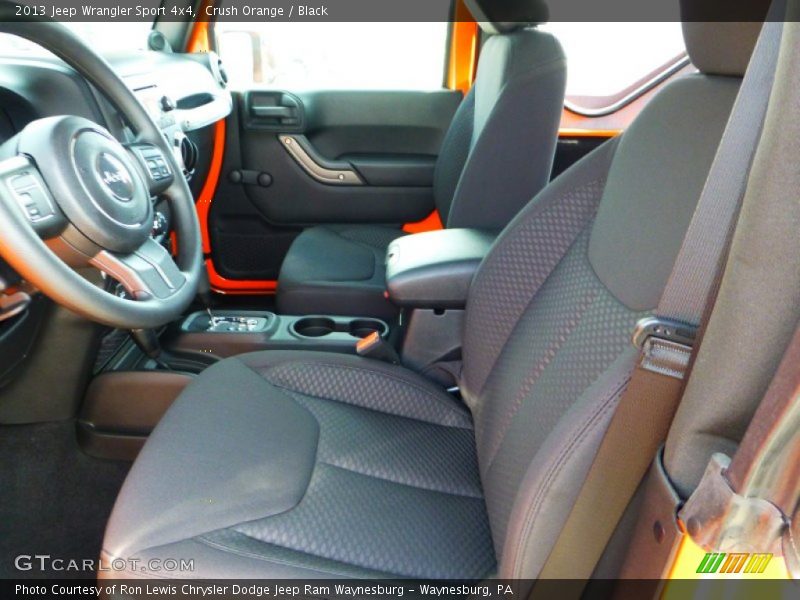 Crush Orange / Black 2013 Jeep Wrangler Sport 4x4