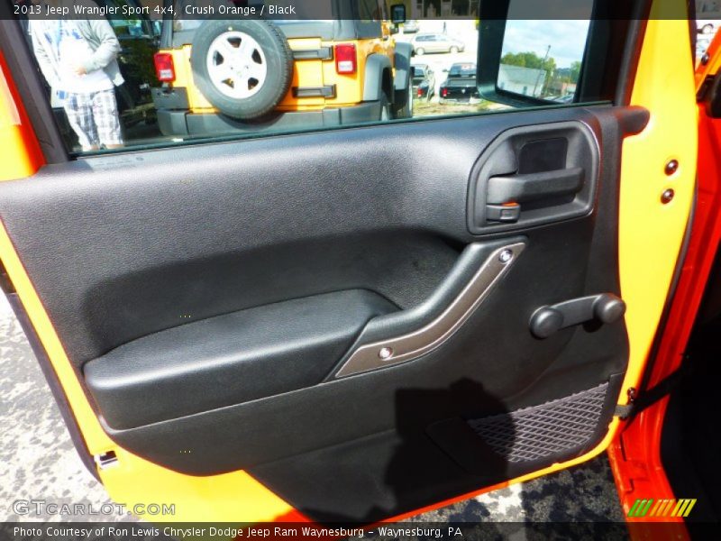 Crush Orange / Black 2013 Jeep Wrangler Sport 4x4