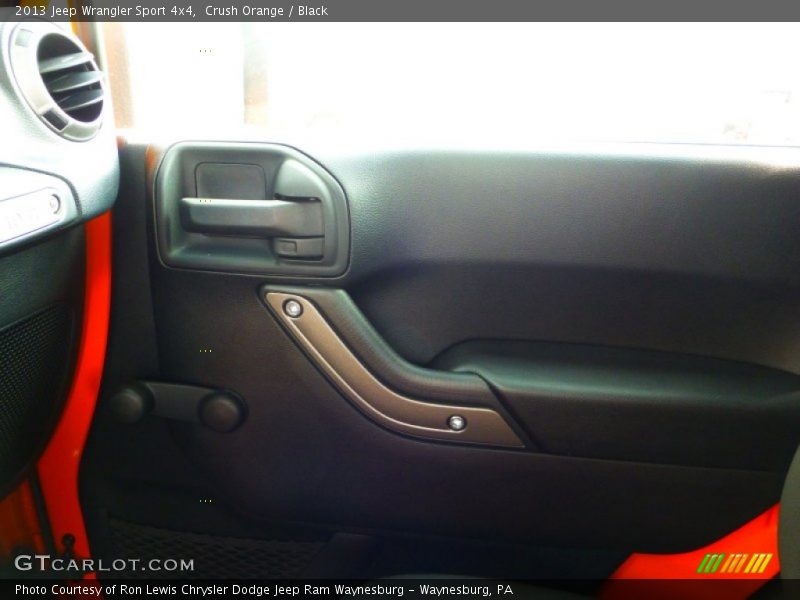 Crush Orange / Black 2013 Jeep Wrangler Sport 4x4