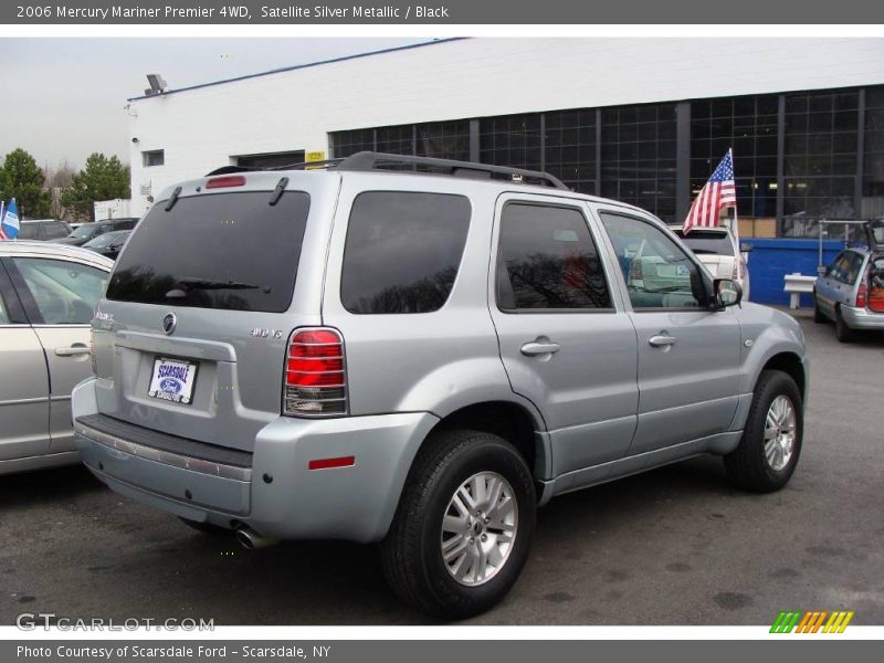 Satellite Silver Metallic / Black 2006 Mercury Mariner Premier 4WD
