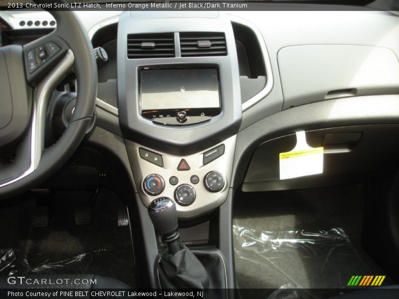 Inferno Orange Metallic / Jet Black/Dark Titanium 2013 Chevrolet Sonic LTZ Hatch