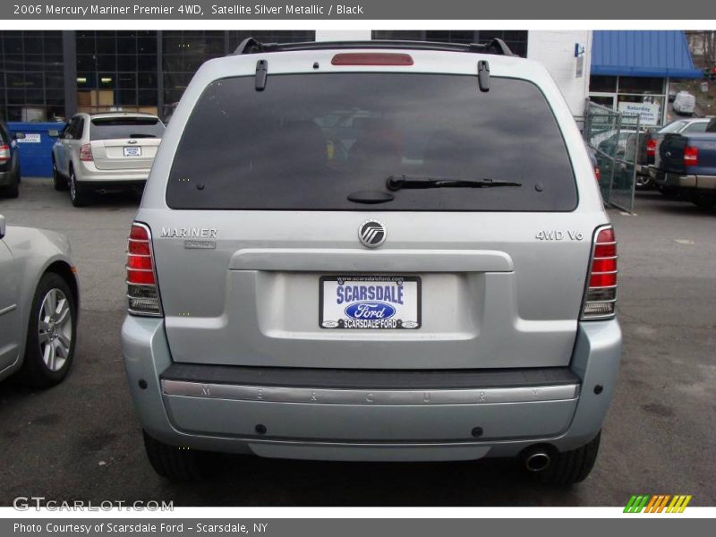 Satellite Silver Metallic / Black 2006 Mercury Mariner Premier 4WD