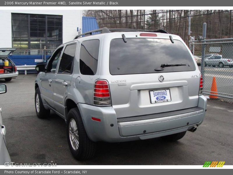 Satellite Silver Metallic / Black 2006 Mercury Mariner Premier 4WD