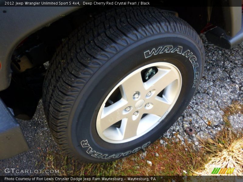 Deep Cherry Red Crystal Pearl / Black 2012 Jeep Wrangler Unlimited Sport S 4x4