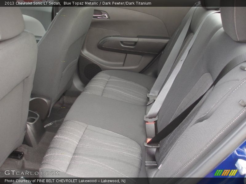 Blue Topaz Metallic / Dark Pewter/Dark Titanium 2013 Chevrolet Sonic LT Sedan