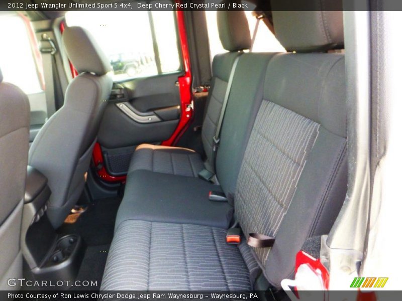Deep Cherry Red Crystal Pearl / Black 2012 Jeep Wrangler Unlimited Sport S 4x4