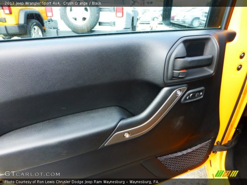 Crush Orange / Black 2013 Jeep Wrangler Sport 4x4