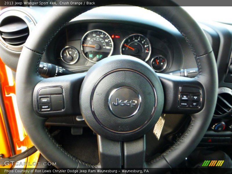Crush Orange / Black 2013 Jeep Wrangler Sport 4x4