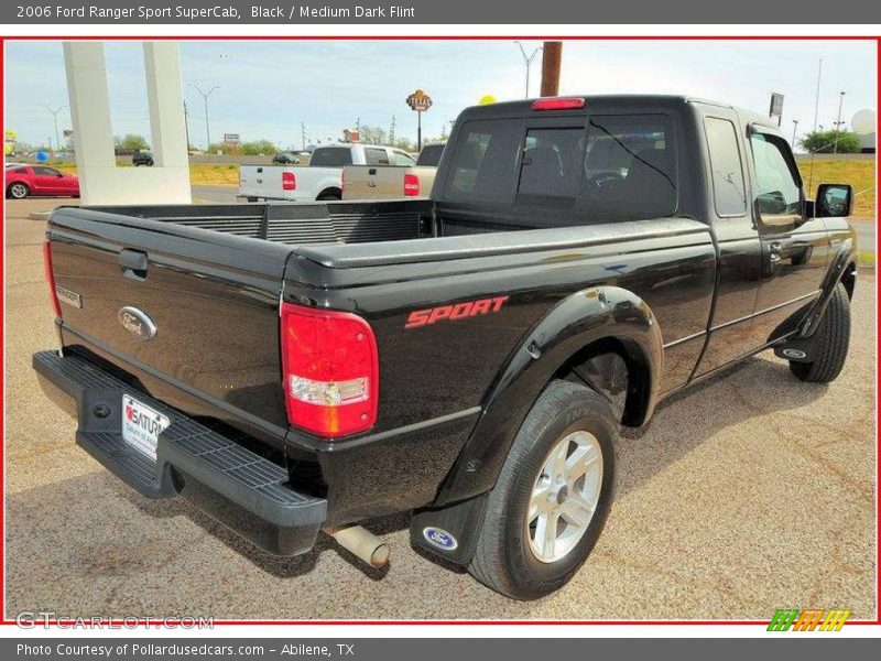 Black / Medium Dark Flint 2006 Ford Ranger Sport SuperCab