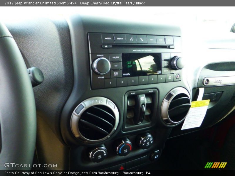 Deep Cherry Red Crystal Pearl / Black 2012 Jeep Wrangler Unlimited Sport S 4x4