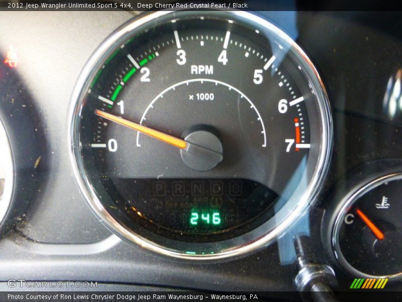 Deep Cherry Red Crystal Pearl / Black 2012 Jeep Wrangler Unlimited Sport S 4x4