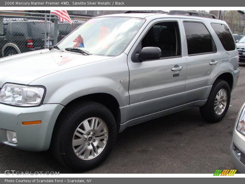 Satellite Silver Metallic / Black 2006 Mercury Mariner Premier 4WD