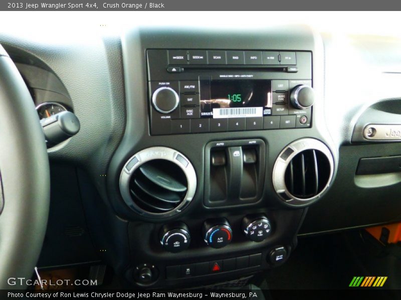 Crush Orange / Black 2013 Jeep Wrangler Sport 4x4