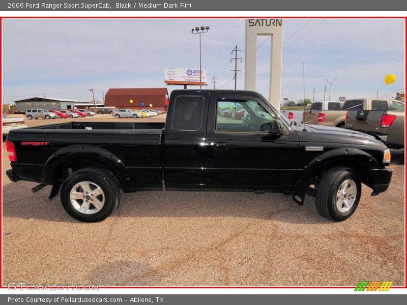 Black / Medium Dark Flint 2006 Ford Ranger Sport SuperCab