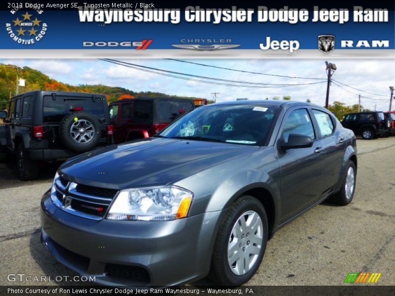 Tungsten Metallic / Black 2013 Dodge Avenger SE