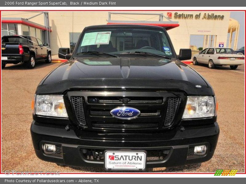 Black / Medium Dark Flint 2006 Ford Ranger Sport SuperCab