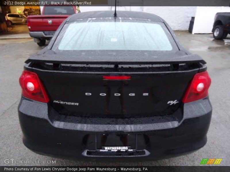 Black / Black/Silver/Red 2012 Dodge Avenger R/T
