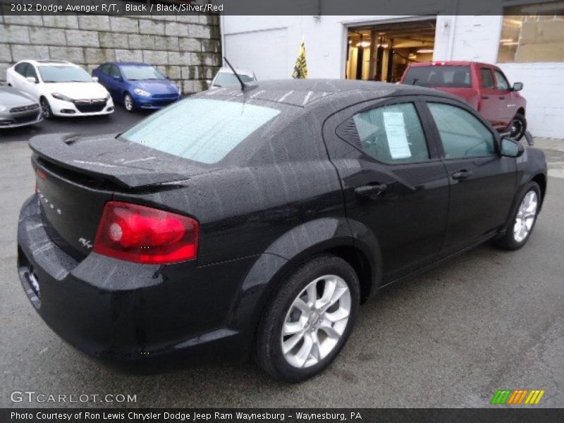Black / Black/Silver/Red 2012 Dodge Avenger R/T