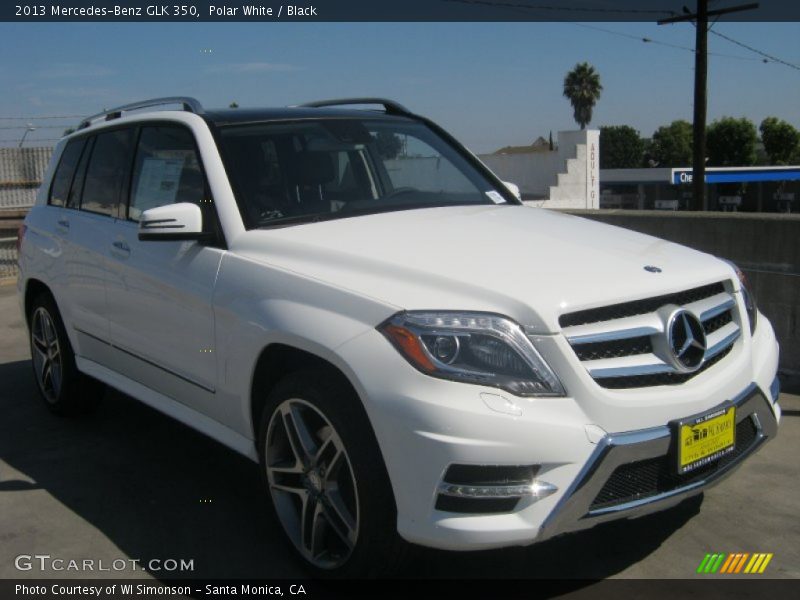 Polar White / Black 2013 Mercedes-Benz GLK 350