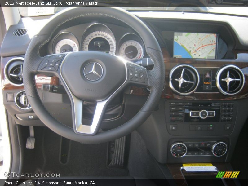 Polar White / Black 2013 Mercedes-Benz GLK 350