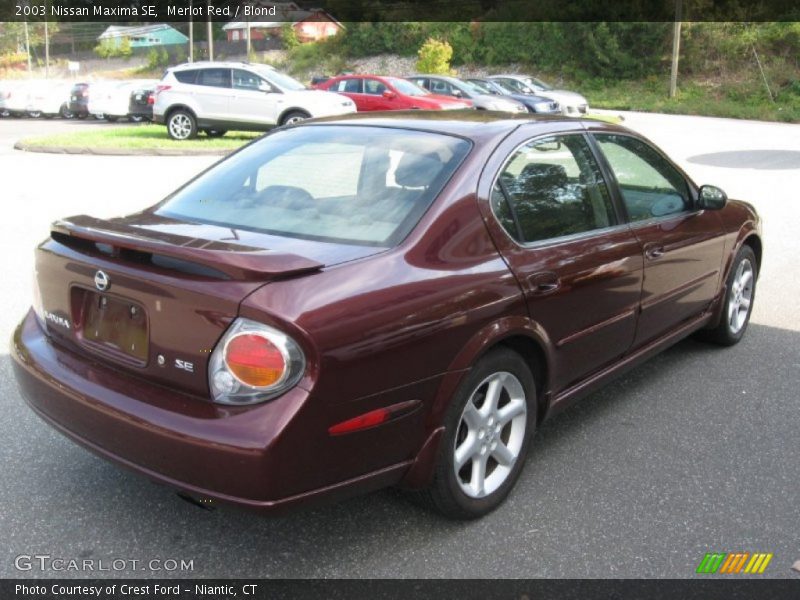 Merlot Red / Blond 2003 Nissan Maxima SE