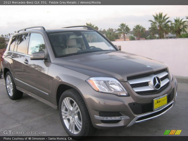 Pebble Grey Metallic / Almond/Mocha 2013 Mercedes-Benz GLK 350