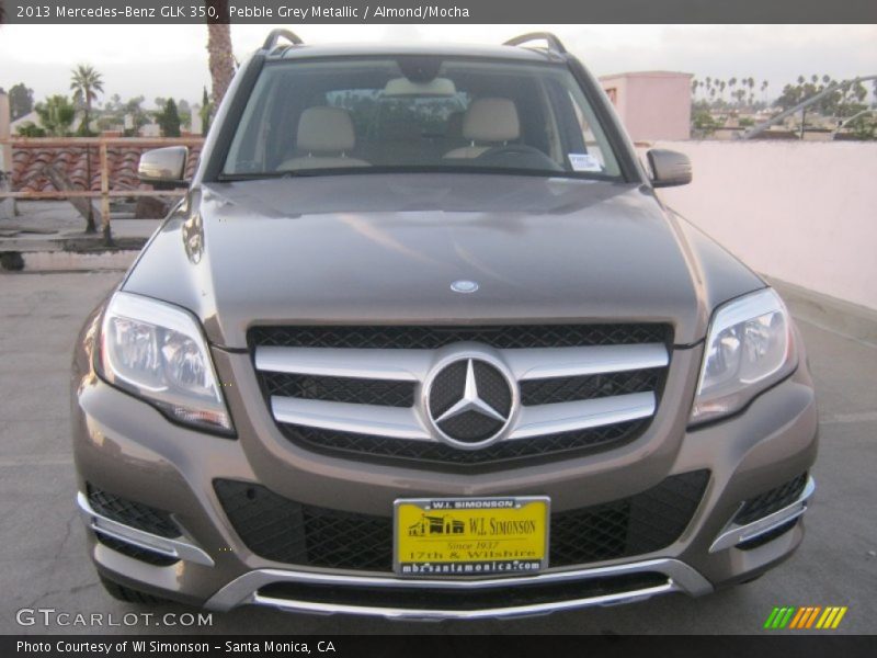 Pebble Grey Metallic / Almond/Mocha 2013 Mercedes-Benz GLK 350