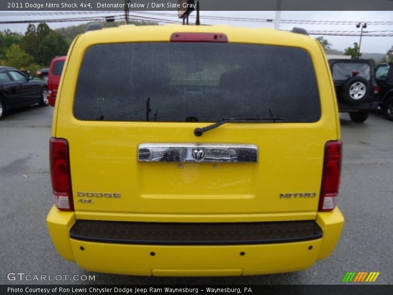 Detonator Yellow / Dark Slate Gray 2011 Dodge Nitro Shock 4x4