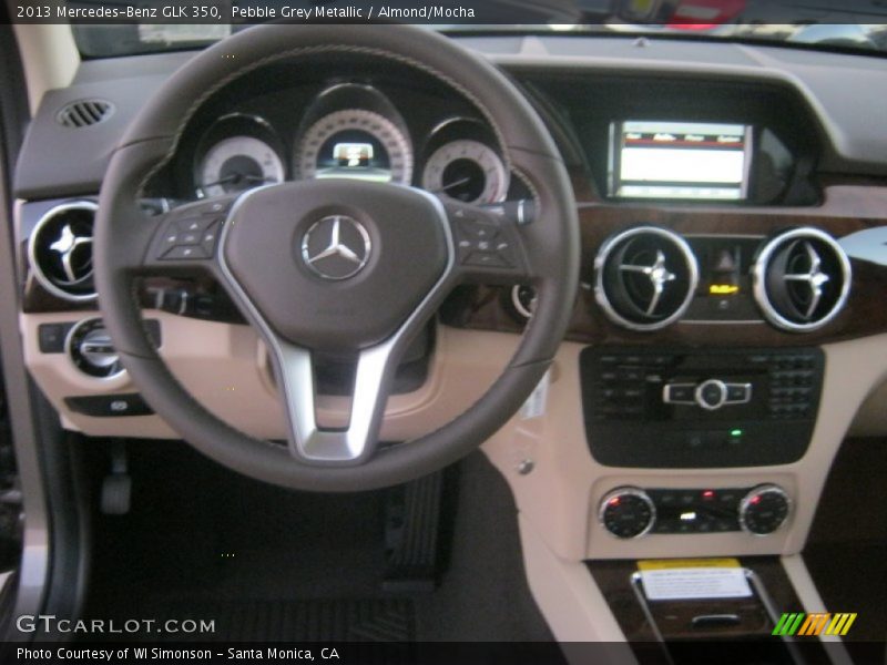 Pebble Grey Metallic / Almond/Mocha 2013 Mercedes-Benz GLK 350