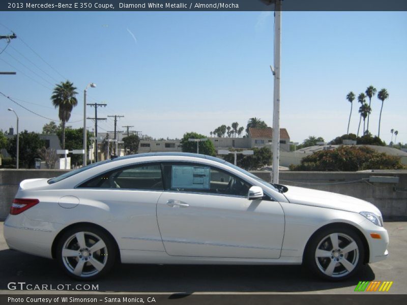 Diamond White Metallic / Almond/Mocha 2013 Mercedes-Benz E 350 Coupe