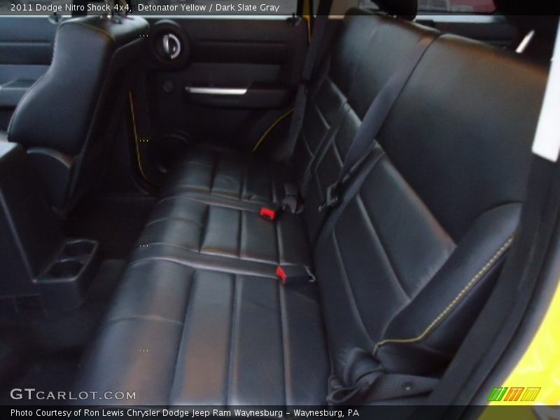 Rear Seat of 2011 Nitro Shock 4x4