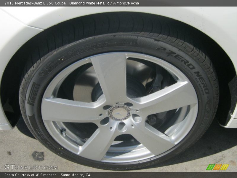 Diamond White Metallic / Almond/Mocha 2013 Mercedes-Benz E 350 Coupe