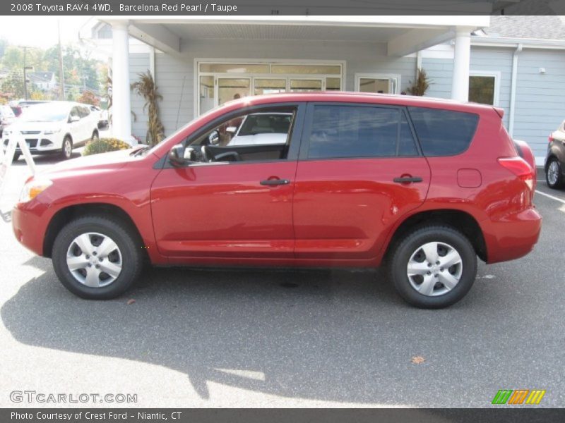 Barcelona Red Pearl / Taupe 2008 Toyota RAV4 4WD