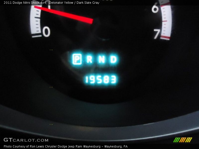 Detonator Yellow / Dark Slate Gray 2011 Dodge Nitro Shock 4x4